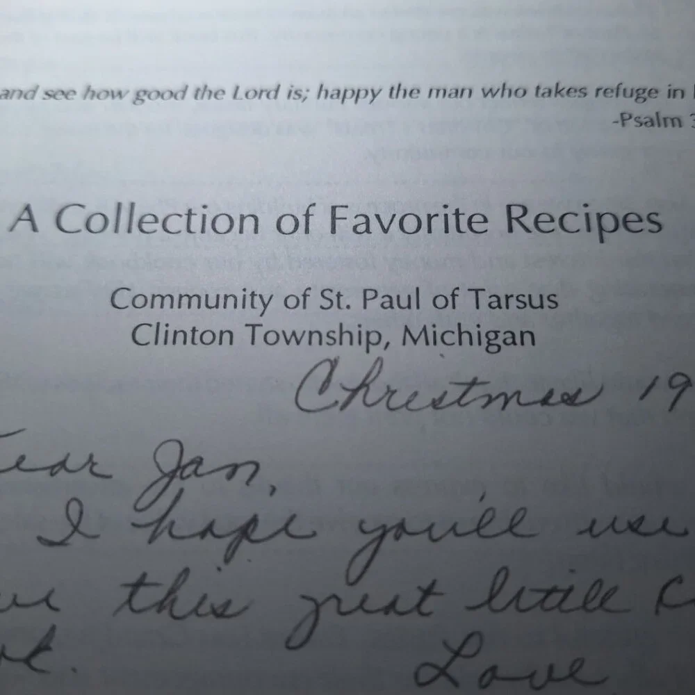Cook Book St Paul Tarsus Clinton Township Michigan Detroit Recipes Prayer‎ Taste
